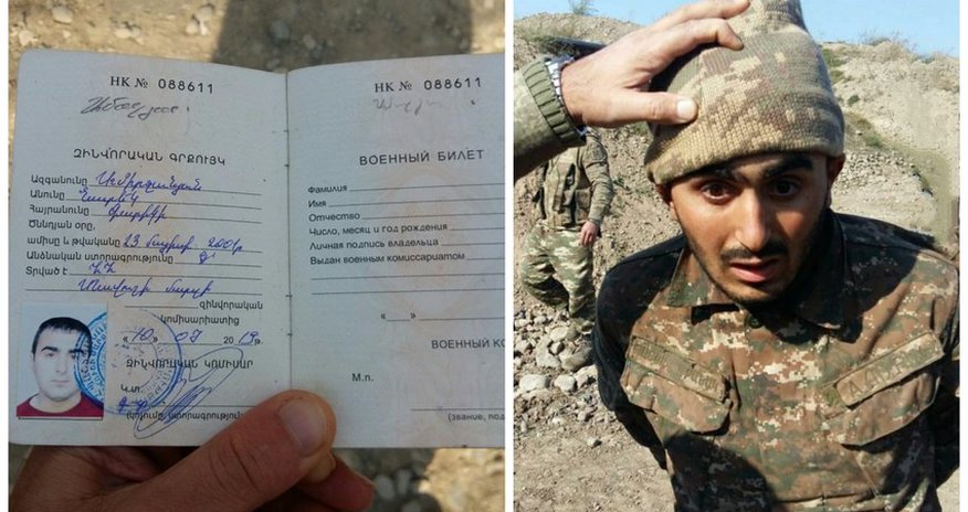 Azərbaycan Ordusu daha bir düşmən hərbçisini əsir götürüb - FOTO Azərbaycan Ordusu daha bir düşmən hərbçisini əsir götürüb - FOTO