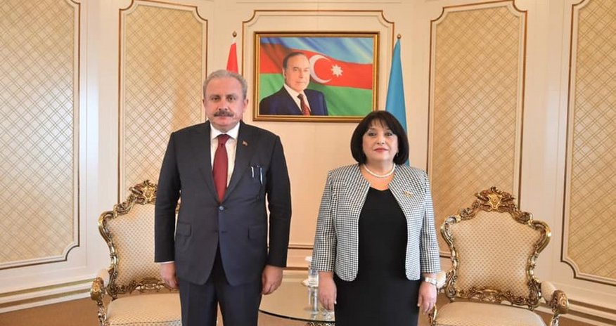 Azərbaycan və Türkiyə parlamentlərinin sədrləri görüşüblər Azərbaycan və Türkiyə parlamentlərinin sədrləri görüşüblər