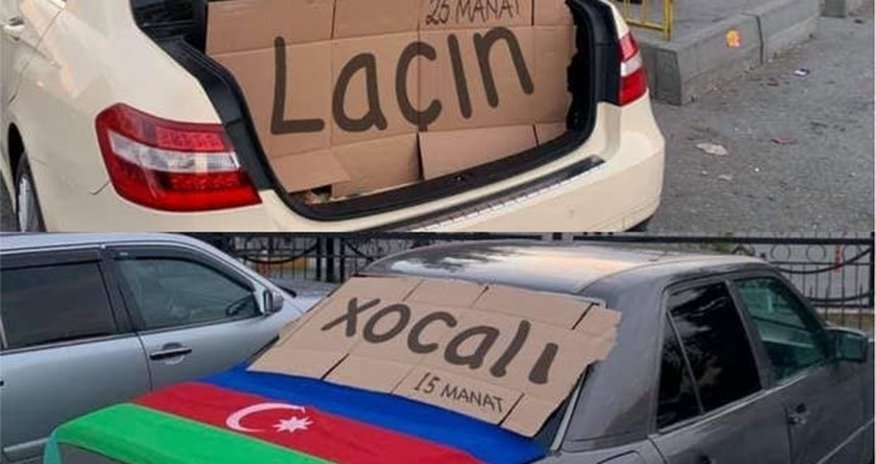 Avtovağzal taksi sürücülərindən maraqlı aksiya - FOTO Avtovağzal taksi sürücülərindən maraqlı aksiya - FOTO