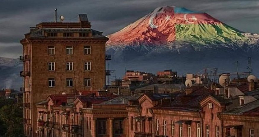 Ağrı dağının Ermənistan tərəfində bu görüntü olacaq Ağrı dağının Ermənistan tərəfində bu görüntü olacaq