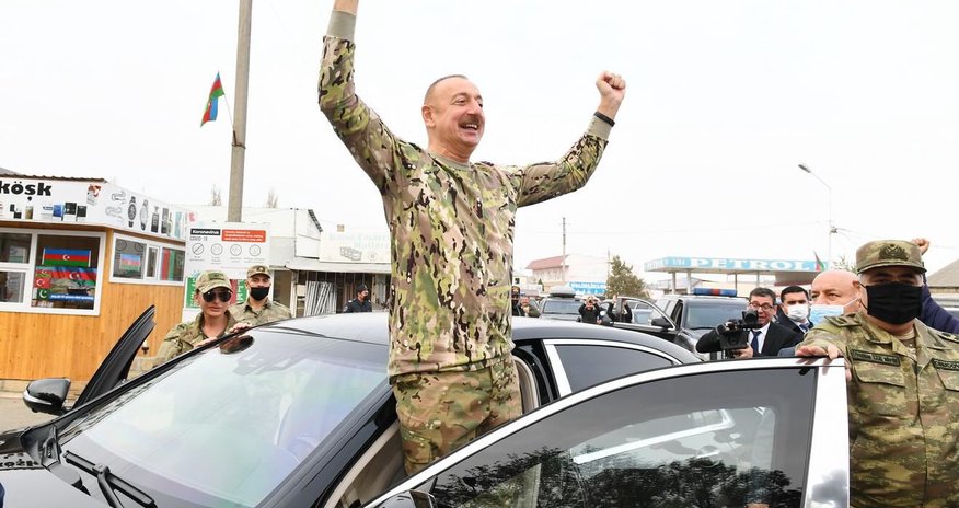 İlham Əliyev: "Necə ki, torpaqlarımızı qaytardıq, bütün qalan məsələləri də həll edəcəyik" İlham Əliyev: "Necə ki, torpaqlarımızı qaytardıq, bütün qalan məsələləri də həll edəcəyik"