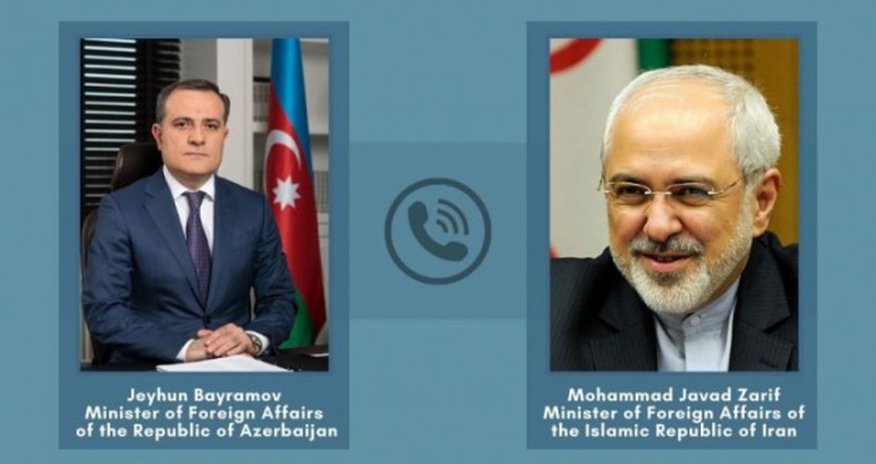 Ceyhun Bayramov Cavad Zəriflə telefonla danışdı Ceyhun Bayramov Cavad Zəriflə telefonla danışdı