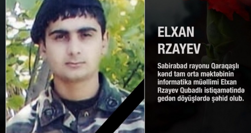Qubadlı uğrunda şəhid olan müəllim Qubadlı uğrunda şəhid olan müəllim