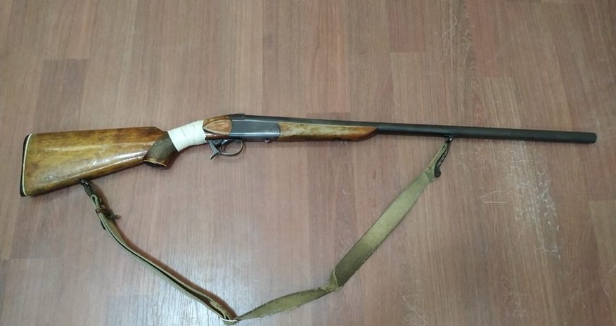 Quba sakinindən silah götürüldü Quba sakinindən silah götürüldü