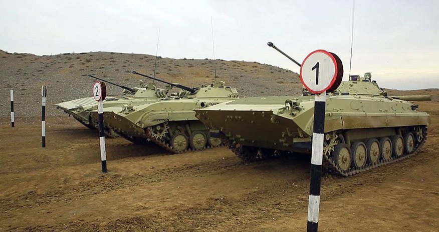 Подразделения Азербайджанской армии проводят занятия по боевой подготовке Подразделения Азербайджанской армии проводят занятия по боевой подготовке