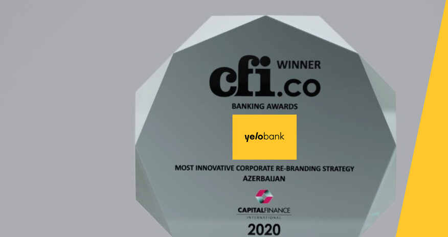 Yelo Bank получил награду «Самая инновативная корпоративная стратегия ребрендинга» Yelo Bank получил награду «Самая инновативная корпоративная стратегия ребрендинга»