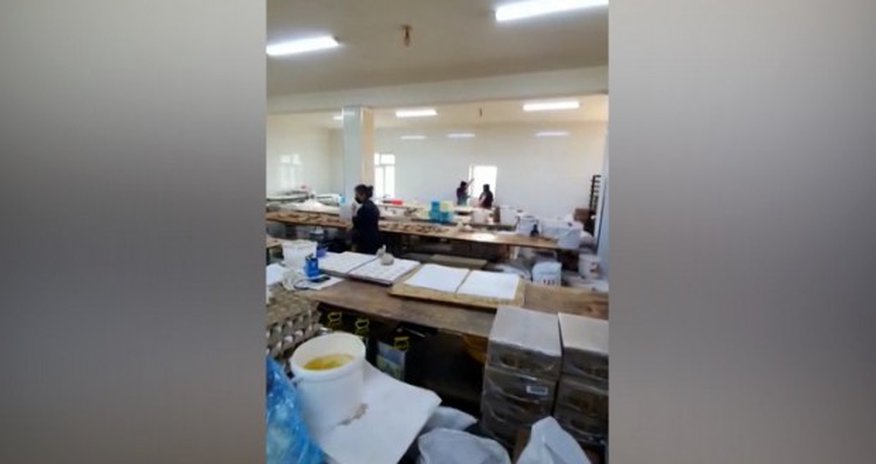 Bakıda qanunsuz işləyən şirniyyat sexi aşkarlandı - VİDEO Bakıda qanunsuz işləyən şirniyyat sexi aşkarlandı - VİDEO