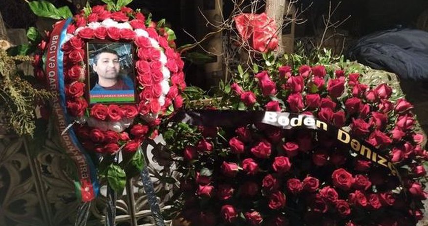 Dəniz quldurları tərəfindən öldürülən Fərman İsmayılov dəfn olundu - Foto Dəniz quldurları tərəfindən öldürülən Fərman İsmayılov dəfn olundu - Foto