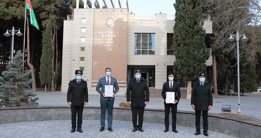 Naftalanda Səfərbərlik Xidməti əməkdaşlarının peşə bayramı qeyd olunub Naftalanda Səfərbərlik Xidməti əməkdaşlarının peşə bayramı qeyd olunub