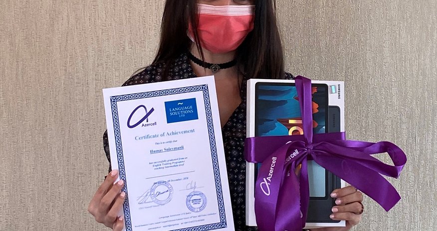 Социальная изоляция - не препятствие для обучения Azercell наградил победителей онлайн-курсов английского языка, организованных для журналистов Социальная изоляция - не препятствие для обучения Azercell наградил победителей онлайн-курсов английского языка, организованных для журналистов
