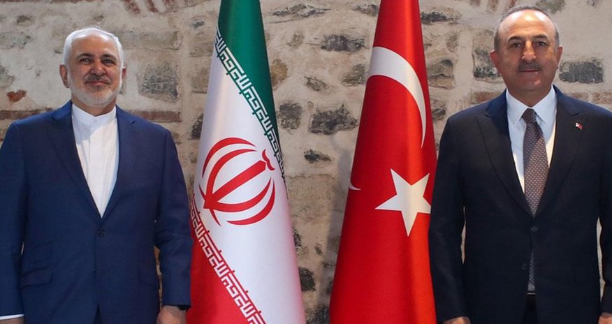 Türkiyə və İran XİN başçılarının görüşü olub Türkiyə və İran XİN başçılarının görüşü olub