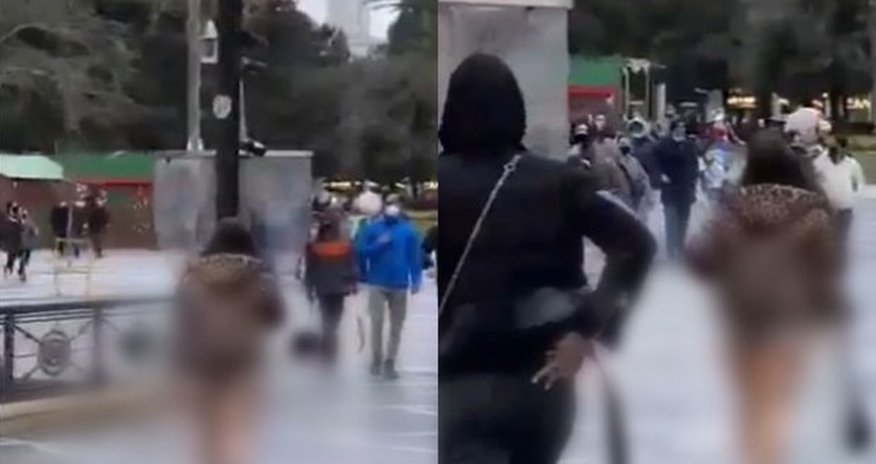 "Tarqovı"da alt paltarında gəzən qadın saxlanıldı - YENİLƏNİB "Tarqovı"da alt paltarında gəzən qadın saxlanıldı - YENİLƏNİB