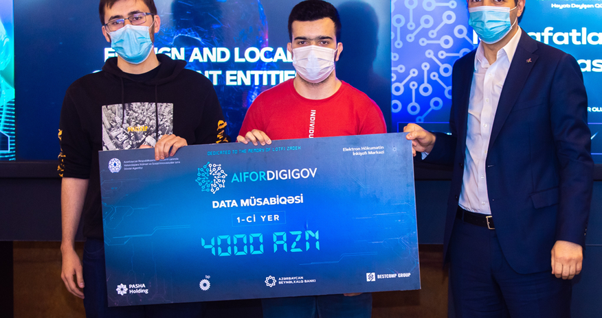 Data yarışmasında ilk 3 yerdən 2-nin qalibi IBA Tech Akademiyasının məzun və tələbələri oldu Data yarışmasında ilk 3 yerdən 2-nin qalibi IBA Tech Akademiyasının məzun və tələbələri oldu