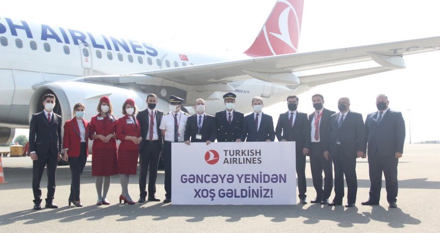 Turkish Airlines возобновила полеты по маршруту Стамбул - Гянджа - Нахчыван Turkish Airlines возобновила полеты по маршруту Стамбул - Гянджа - Нахчыван
