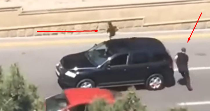 Bakıdakı qalmaqallı video: avtomobildən düşüb qaçan qadınla bağlı AÇIQLAMA Bakıdakı qalmaqallı video: avtomobildən düşüb qaçan qadınla bağlı AÇIQLAMA