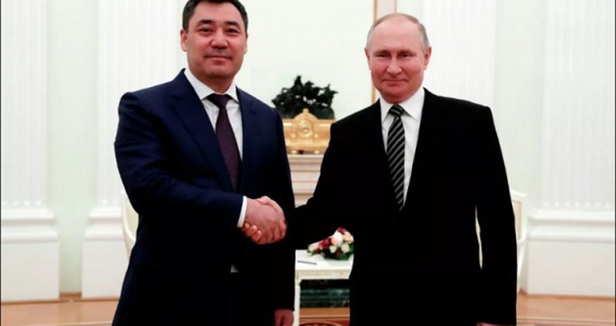 Japarov Putinlə danışıqlara getdi Japarov Putinlə danışıqlara getdi
