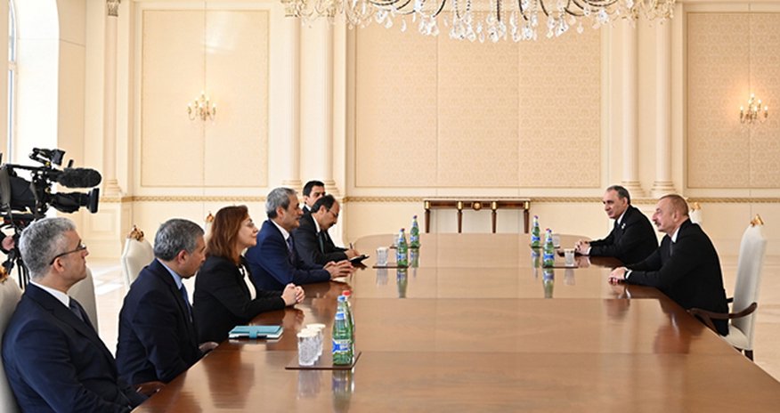 Prezident Bəkir Şahini qəbul etdi Prezident Bəkir Şahini qəbul etdi