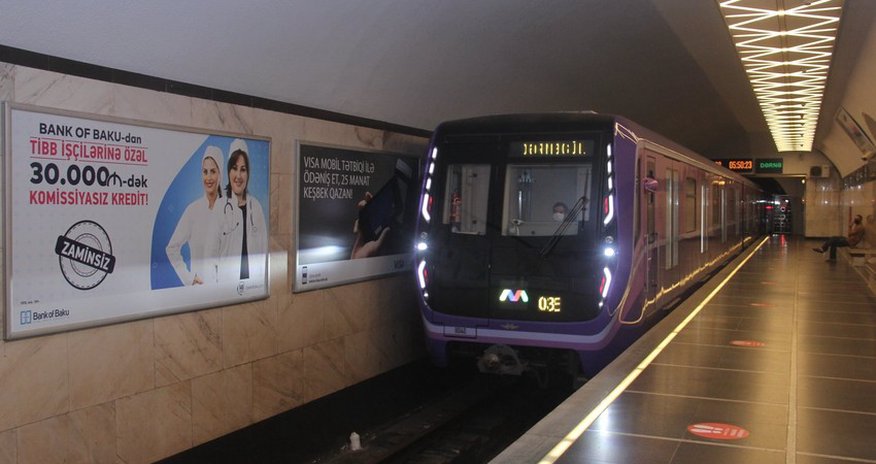 AVRO-2020 yarışları dövründə Bakı metrosu saat 2-dək işləyəcək AVRO-2020 yarışları dövründə Bakı metrosu saat 2-dək işləyəcək