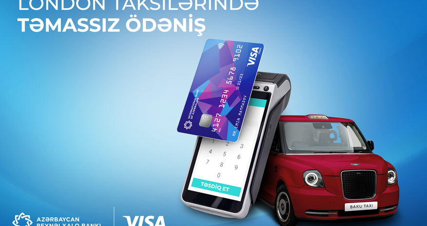 Bakı Taksi Xidmətinin London taksilərində gediş haqqını təmassız ödə! Bakı Taksi Xidmətinin London taksilərində gediş haqqını təmassız ödə!