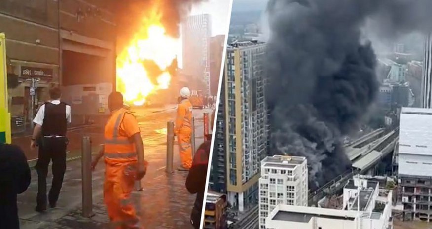 Londonda partlayış olub Londonda partlayış olub