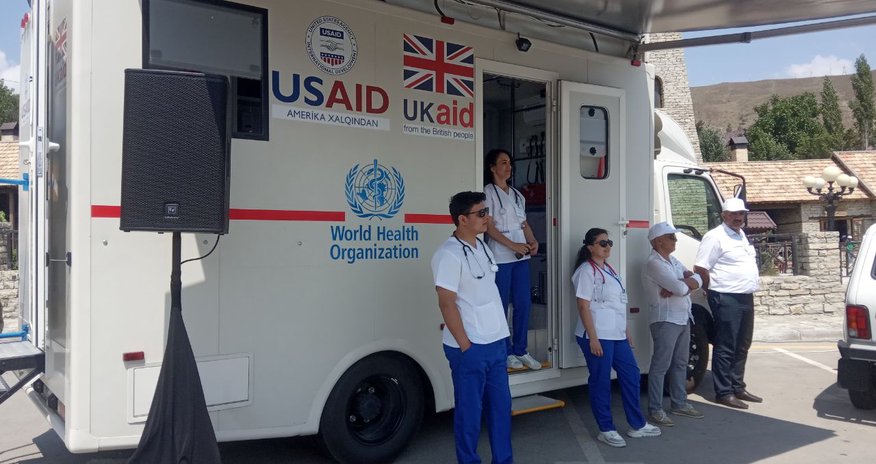 ÜST Şamaxıda TƏBİB-ə 3 mobil klinika təhvil verib - FOTO ÜST Şamaxıda TƏBİB-ə 3 mobil klinika təhvil verib - FOTO
