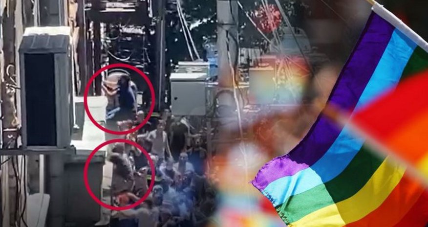 Tbilisidə LGBT nümayəndələrinin ofisinə basqın olub Tbilisidə LGBT nümayəndələrinin ofisinə basqın olub