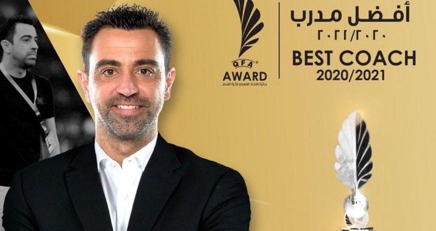 Xavi mövsümün baş məşqçisi seçildi Xavi mövsümün baş məşqçisi seçildi