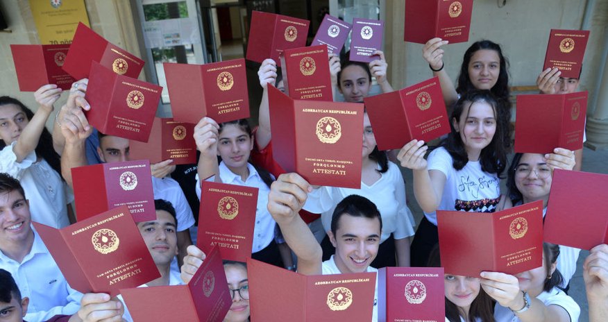 Məktəbi fərqlənmə attestatı ilə bitirən məzunların sayı AÇIQLANDI Məktəbi fərqlənmə attestatı ilə bitirən məzunların sayı AÇIQLANDI