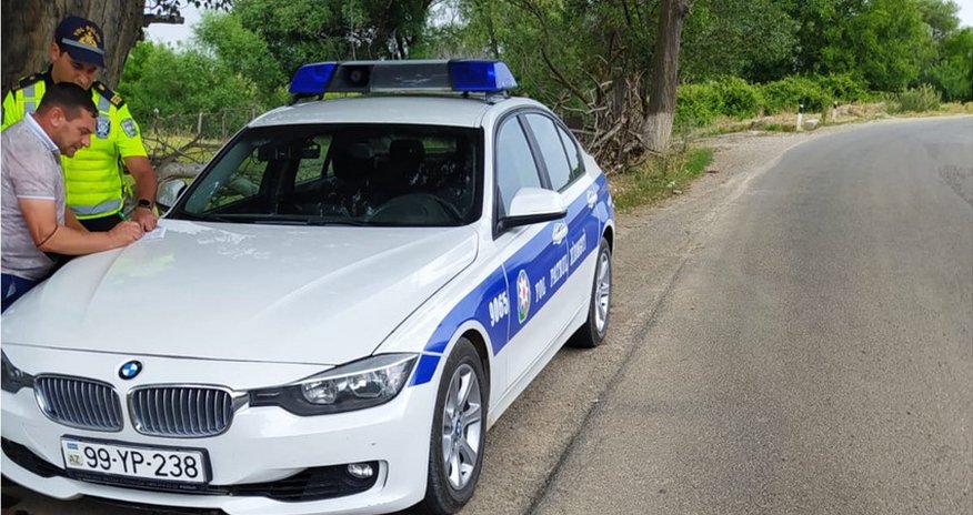 Goranboyda reyd: 8 sürücü cərimələndi Goranboyda reyd: 8 sürücü cərimələndi
