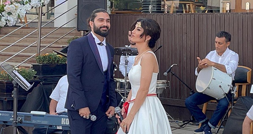 Bakıda tanınmış cütlüyün toyudur - Fotolar Bakıda tanınmış cütlüyün toyudur - Fotolar