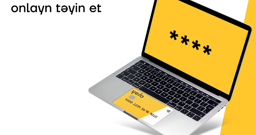 Yelo Bank-dan Onlayn “PİN SET” xidməti Yelo Bank-dan Onlayn “PİN SET” xidməti