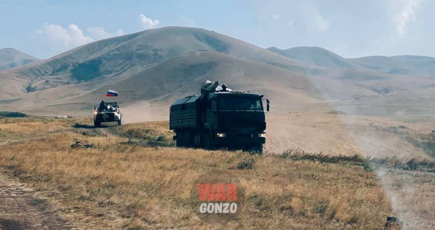 Rus qoşunları Kəlbəcərlə sərhəddə - FOTO Rus qoşunları Kəlbəcərlə sərhəddə - FOTO