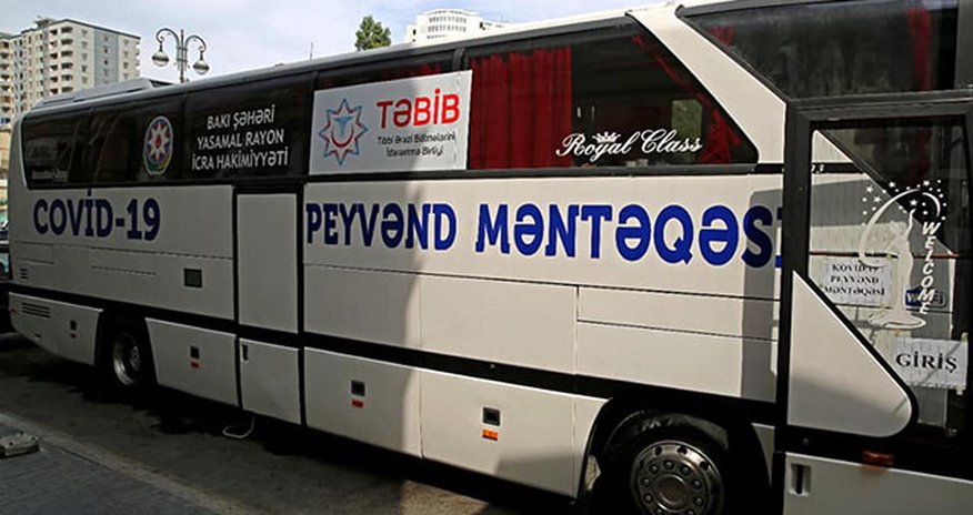 Bakıda səyyar avtobus məntəqələrində vaksinasiyaya başlanıldı Bakıda səyyar avtobus məntəqələrində vaksinasiyaya başlanıldı