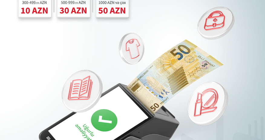 BirKart-la taksitli alış-veriş 50 AZN-dək vəsait qazandırır BirKart-la taksitli alış-veriş 50 AZN-dək vəsait qazandırır
