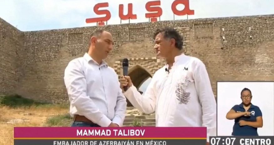 Reportage about Shusha aired on Mexican television Reportage about Shusha aired on Mexican television