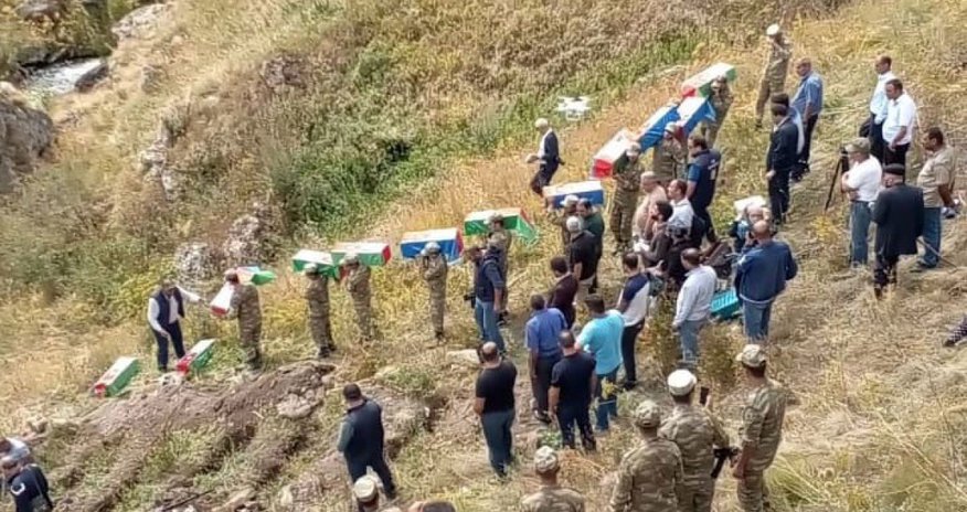 Remains of 12 residents of Kalbajar's Bashlibel identified, they laid to rest in separate graves in previous place Remains of 12 residents of Kalbajar's Bashlibel identified, they laid to rest in separate graves in previous place
