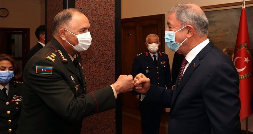 Turkish Defense Ministry issues statement on Hulusi Akar's meeting with Karim Valiyev Turkish Defense Ministry issues statement on Hulusi Akar's meeting with Karim Valiyev