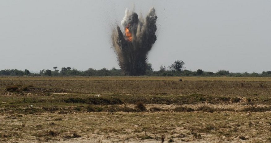 Excavator blown up by mine in Azerbaijan’s Aghdam, 1 injured Excavator blown up by mine in Azerbaijan’s Aghdam, 1 injured