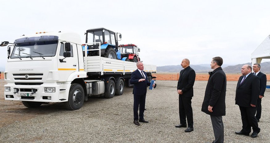 Azerbaijani President visits Jabrayil district Azerbaijani President visits Jabrayil district