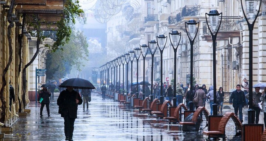 В Азербайджане с 18 октября ожидаются нестабильные погодные условия В Азербайджане с 18 октября ожидаются нестабильные погодные условия