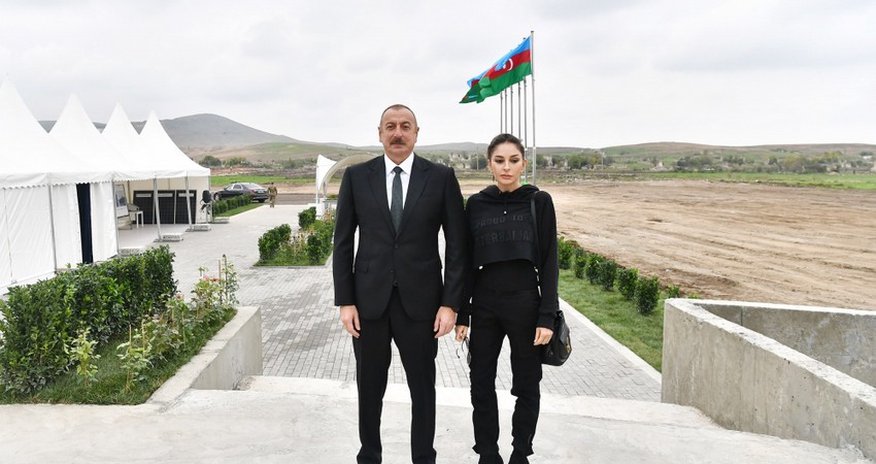 Ilham Aliyev, Mehriban Aliyeva visit Zangilan district Ilham Aliyev, Mehriban Aliyeva visit Zangilan district