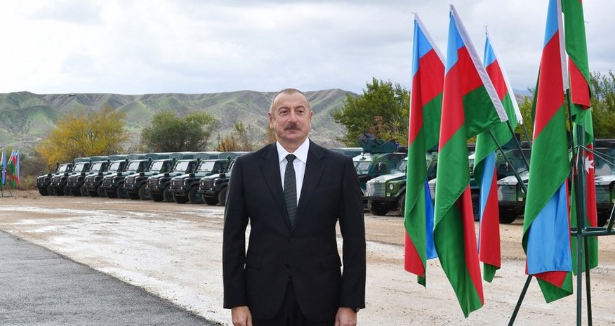 Supreme Commander-in-Chief Ilham Aliyev inaugurates new military unit in Gubadli Supreme Commander-in-Chief Ilham Aliyev inaugurates new military unit in Gubadli