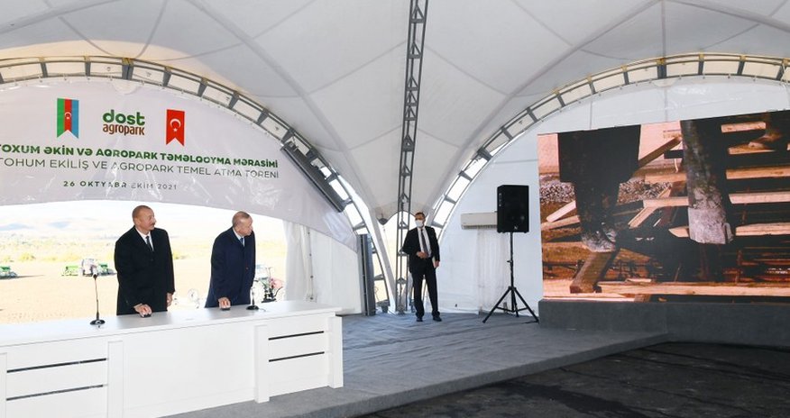 Azerbaijani, Turkish presidents inspect Smart Village project in Zangilan Azerbaijani, Turkish presidents inspect Smart Village project in Zangilan