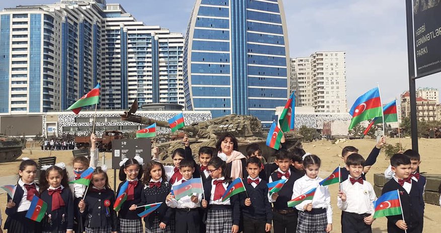 Hərbi Qənimətlər Parkına ekskursiyalar təşkil olunub Hərbi Qənimətlər Parkına ekskursiyalar təşkil olunub