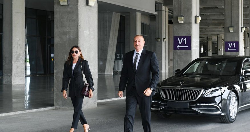 Prezident və birinci xanım Şamaxıda səfərdə olublar Prezident və birinci xanım Şamaxıda səfərdə olublar