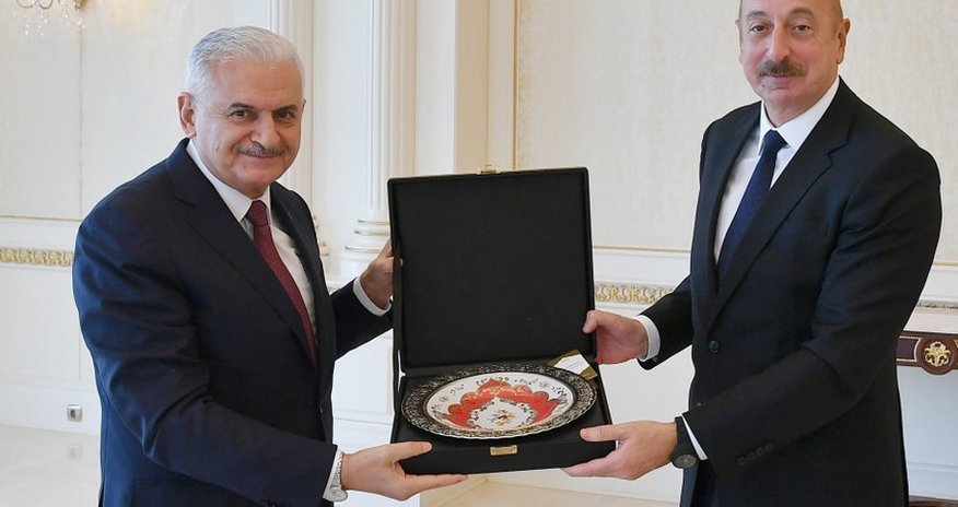President Aliyev receives former Turkish PM President Aliyev receives former Turkish PM