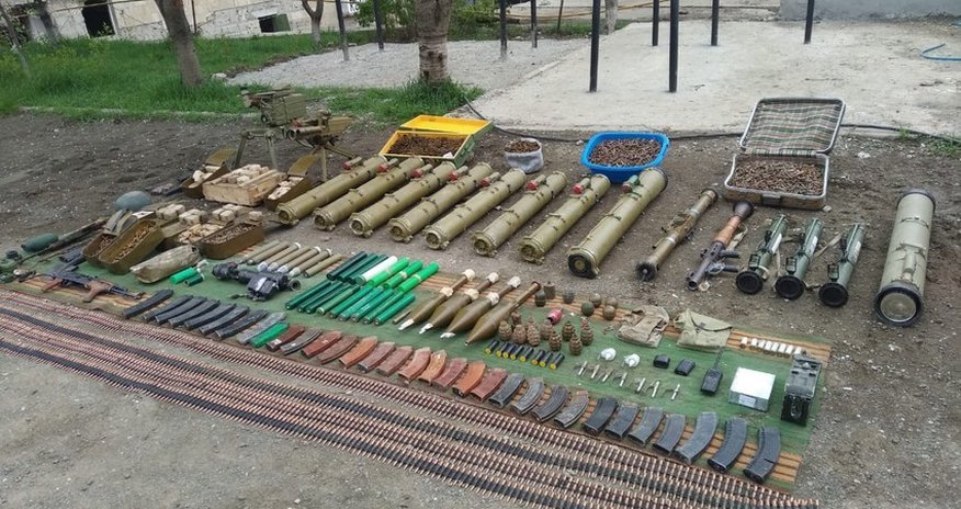 Şuşada ermənilərin atıb qaçdığı raket sistemləri aşkarlanıb Şuşada ermənilərin atıb qaçdığı raket sistemləri aşkarlanıb