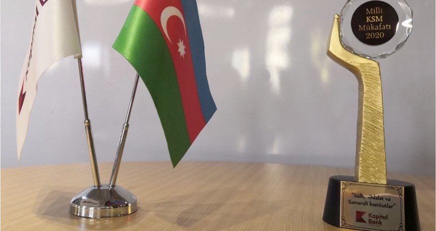 Kapital Bank növbəti dəfə “Milli KSM” mükafatına layiq görülüb Kapital Bank növbəti dəfə “Milli KSM” mükafatına layiq görülüb