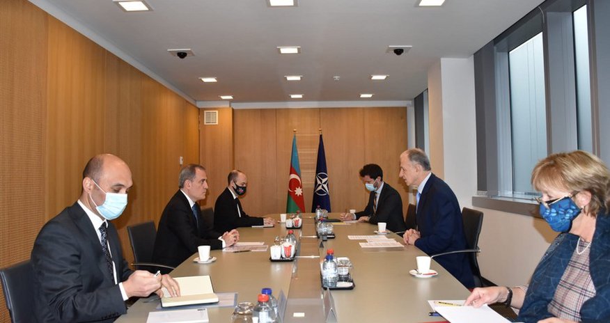Jeyhun Bayramov holds meeting with NATO Deputy Secretary General Jeyhun Bayramov holds meeting with NATO Deputy Secretary General