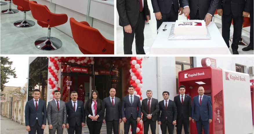 Kapital Bank yenilənən Ağstafa filialını istifadəyə verdi Kapital Bank yenilənən Ağstafa filialını istifadəyə verdi